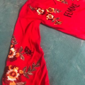 INC Femme Bell Sleeve Shirt